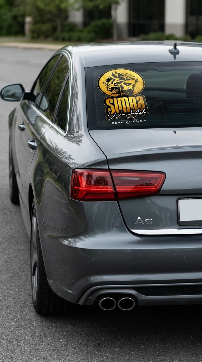 Lion Car Sticker